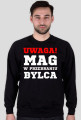 Uwaga! Mag w przebraniu bylca BLUZA CZARNA MĘSKA