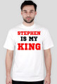 Stephen is my King T-shirt biały męski