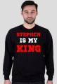 Stephen is my King Bluza czarna męska