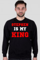 Stephen is my King Bluza czarna męska
