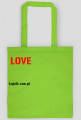torba z napisem "LOVE"