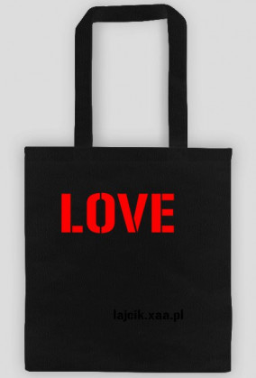 torba z napisem "LOVE"
