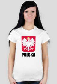 Koszulka damska z godłem i napisem