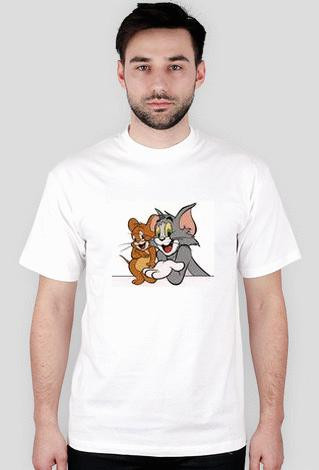 BIAŁA Tom&Jerry MĘSKA