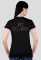 Nie oceniam książek... bez okularów T-shirt czarny damski