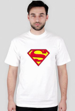 Superman (czerwone na białej)