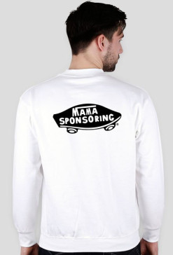 Bluza Biała ,,Hajs Się Zgadza (MAMA SPONSORING)"