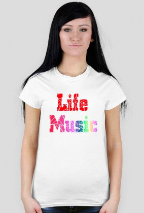 Koszulka damska Life Music