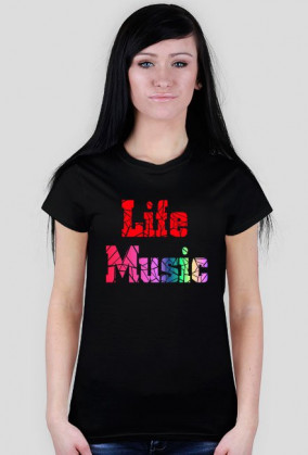 Koszulka damska Life Music