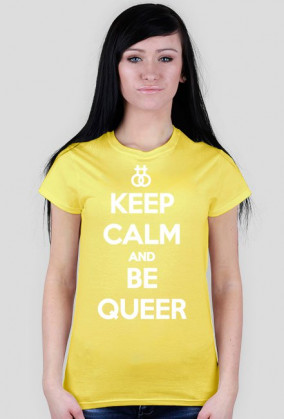 Keep calm and be queer (różne kolory)