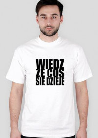 t-shirt "WIEDZ"