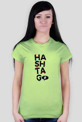 HASZTAG T-Shirt DAMSKI