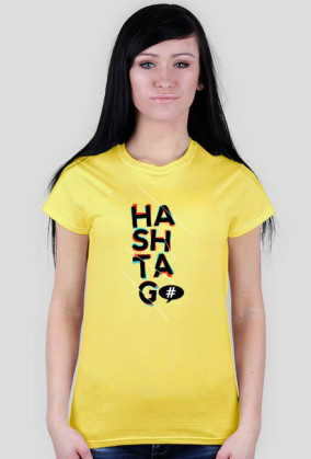 HASZTAG T-Shirt DAMSKI