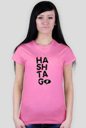 HASZTAG T-Shirt DAMSKI
