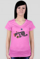 Koszulka damska V-neck "Radio FTB On Tour" - dwie wersje kolorystyczne