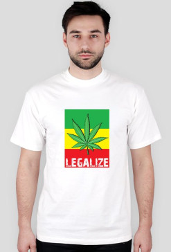 Biały męski T-Shirt