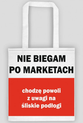 Nie biegam po marketach