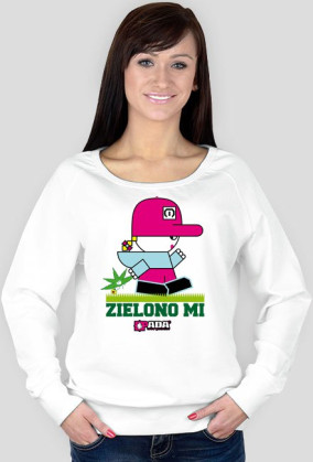 Bluza damska - Zielono mi. Pada