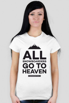 Koszulka damska - ALL SNOWBOARDERS (6 kolorów!)