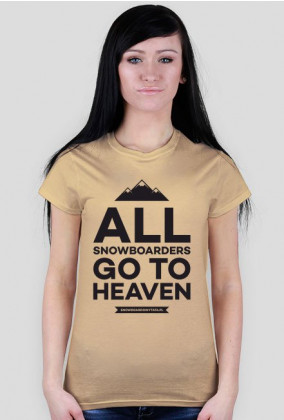 Koszulka damska - ALL SNOWBOARDERS (6 kolorów!)