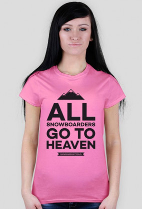 Koszulka damska - ALL SNOWBOARDERS (6 kolorów!)