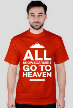 Koszulka męska - ALL SNOWBOARDERS (10 kolorów!)