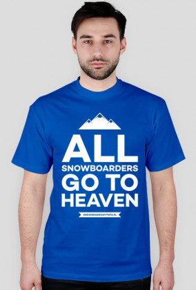Koszulka męska - ALL SNOWBOARDERS (10 kolorów!)
