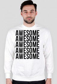 BLUZA ,,Awesome'' Biała