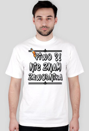 Piwo To nie zawodnik T-Shirt MĘSKI