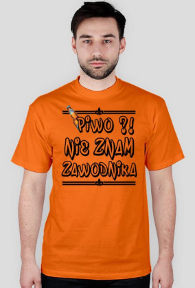 Piwo To nie zawodnik T-Shirt MĘSKI