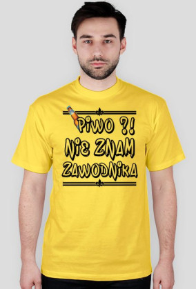 Piwo To nie zawodnik T-Shirt MĘSKI