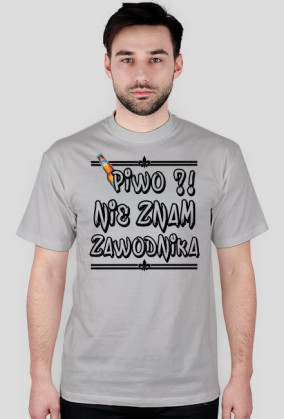Piwo To nie zawodnik T-Shirt MĘSKI