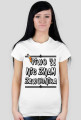 Piwo To nie zawodnik T-Shirt DAMSKI