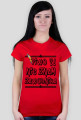 Piwo To nie zawodnik T-Shirt DAMSKI