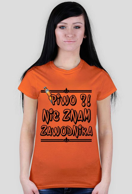 Piwo To nie zawodnik T-Shirt DAMSKI