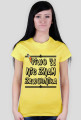Piwo To nie zawodnik T-Shirt DAMSKI