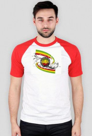 Koszulka Reggae Biało - Czerwona