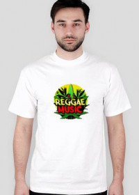 Koszulka Reggae Music Biała