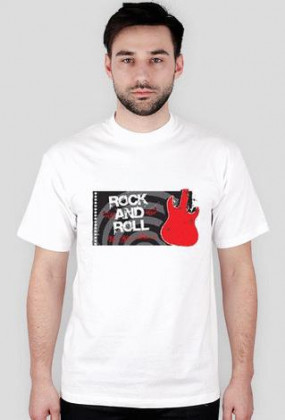 Koszulka ROCK Biała