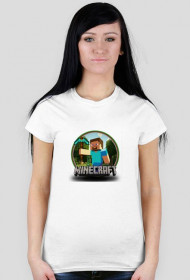 Logo Minecraft dla Dziewczyny (Podkoszulka)