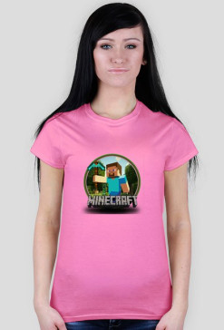 Logo Minecraft dla Dziewczyny (Podkoszulka)