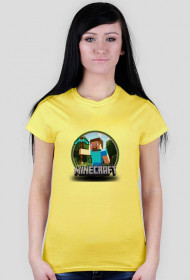Logo Minecraft dla Dziewczyny (Podkoszulka)