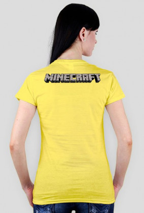 Logo Minecraft dla Dziewczyny (Podkoszulka)