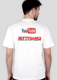 T-Shirt Z głąwą skina i logiem YouTube