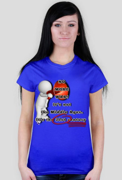 No More War - F T-shirt
