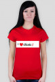 Koszulka "I love Clicnic ;) " Damska
