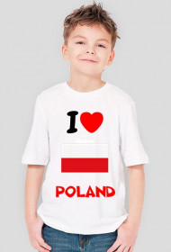 I Love Poland Dziecięca (Chłopięca)