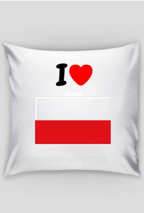 I Love Poland Poduszka