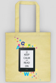 Keep calm and read on (wszystkie kolory)