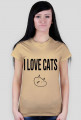 I love cats damska